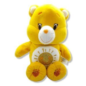 Funshine Yellow Animated Care Bear Plush Singing Musical Interactive 14" tall
